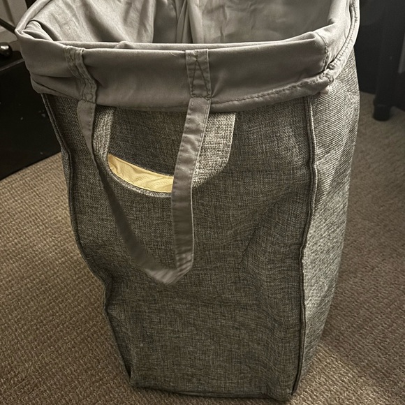 Nunu Home Gray Cube Collapsible Fabric Laundry Hamper - Picture 3 of 3